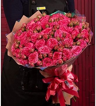 Букет цветов для мужчин «Модерато» (розовая роза)